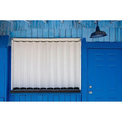 Beachtown Blues VI Black Modern Wood Framed Art Print by DeNardo, Laura