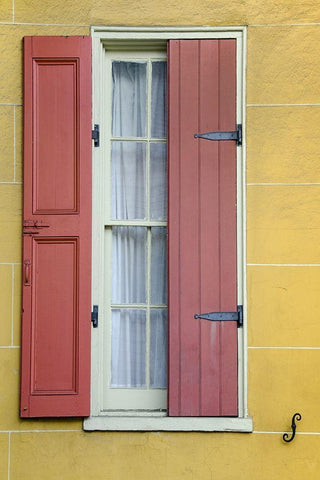 Pastel Windows II Black Ornate Wood Framed Art Print with Double Matting by DeNardo, Laura