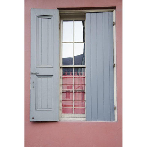 Pastel Windows III Black Modern Wood Framed Art Print by DeNardo, Laura