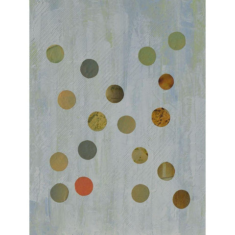 Circles Too II White Modern Wood Framed Art Print by Avondet, Natalie