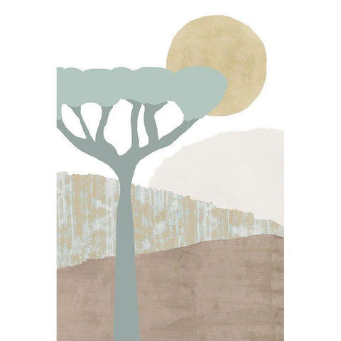 Ennerdale II Black Modern Wood Framed Art Print by Kouta, Flora