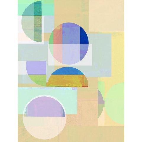 Demi IV Black Modern Wood Framed Art Print by Cartissi