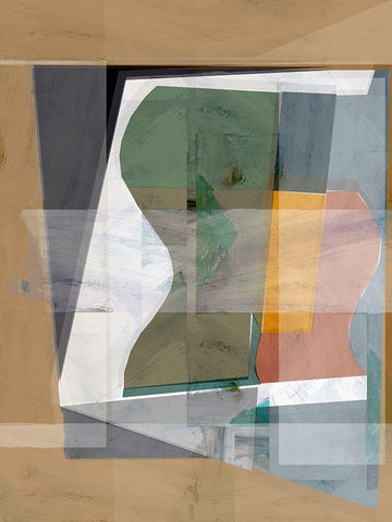 St. Ives 9 Black Ornate Wood Framed Art Print with Double Matting by Cartissi