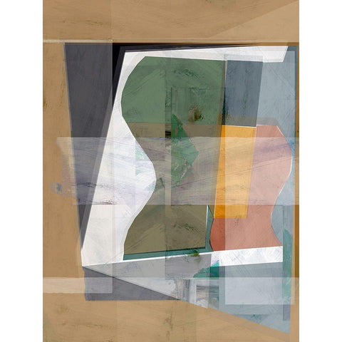 St. Ives 9 Black Modern Wood Framed Art Print by Cartissi