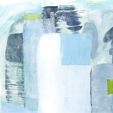 Oceanic Shimmer VI Black Ornate Wood Framed Art Print with Double Matting by Popp, Grace