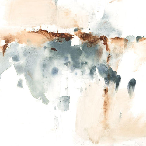 Oxide II White Modern Wood Framed Art Print by Harper, Ethan