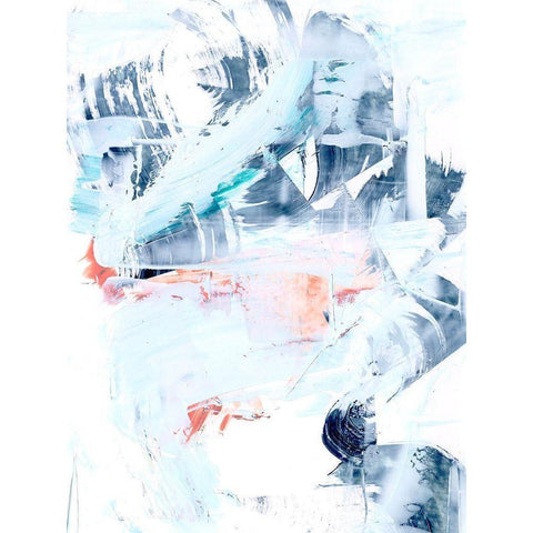 Marbled Candy II White Modern Wood Framed Art Print by Harper, Ethan