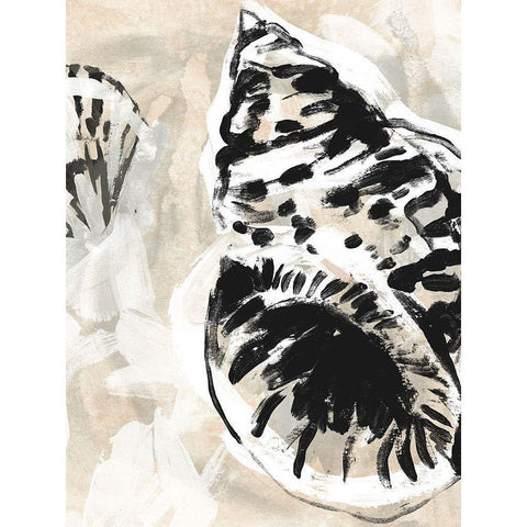 Sea Scumble IV White Modern Wood Framed Art Print by Vess, June Erica