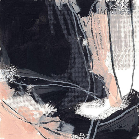 Indicator IV Black Modern Wood Framed Art Print with Double Matting by Vess, June Erica