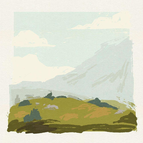 Alpine Ascent IV Black Modern Wood Framed Art Print by Green, Jacob