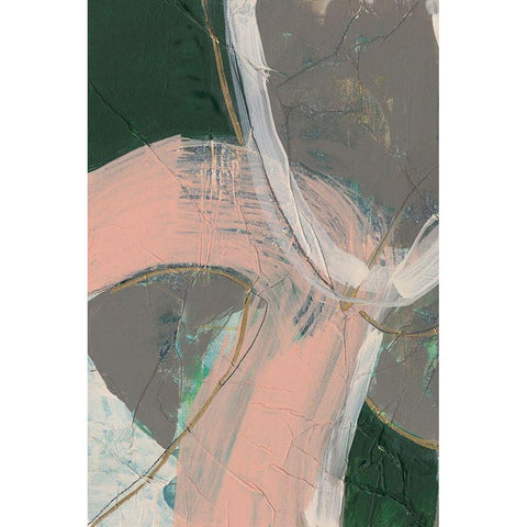 Connected Disconnect II White Modern Wood Framed Art Print by Goldberger, Jennifer