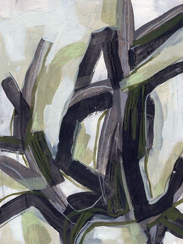 Signal Flare I Black Ornate Wood Framed Art Print with Double Matting by Vess, June Erica