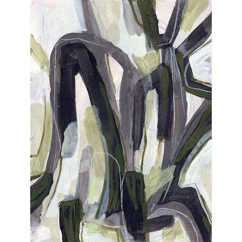 Signal Flare II White Modern Wood Framed Art Print by Vess, June Erica