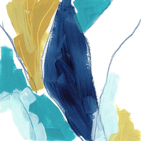 Bottleneck II White Modern Wood Framed Art Print with Double Matting by Vess, June Erica