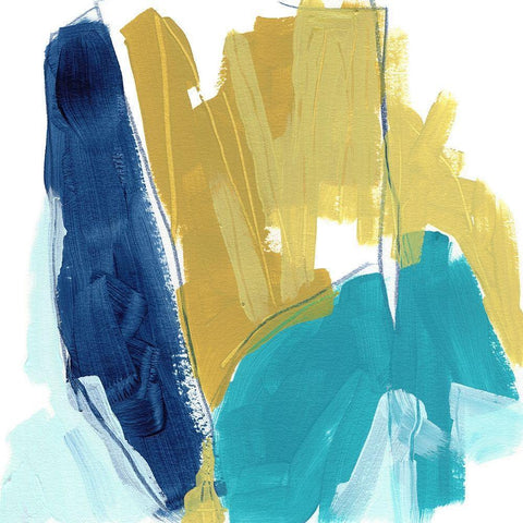 Bottleneck III Gold Ornate Wood Framed Art Print with Double Matting by Vess, June Erica