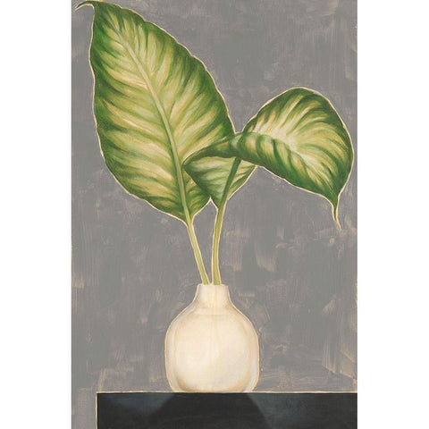 Frond in Vase IV Gold Ornate Wood Framed Art Print with Double Matting by Goldberger, Jennifer