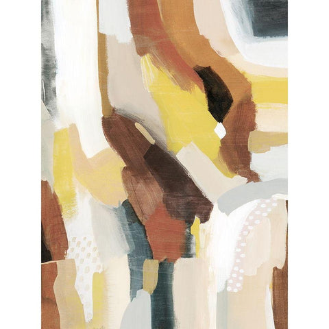 Mud and Daisies I White Modern Wood Framed Art Print by Popp, Grace