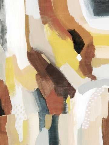 Mud and Daisies I Black Ornate Wood Framed Art Print with Double Matting by Popp, Grace