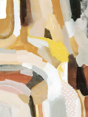 Mud and Daisies II White Modern Wood Framed Art Print with Double Matting by Popp, Grace