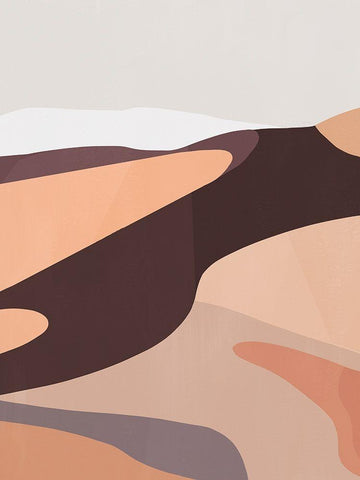 Desert Dunes IV Black Ornate Wood Framed Art Print with Double Matting by Warren, Annie