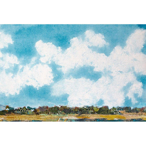Skys the Limit II Black Modern Wood Framed Art Print with Double Matting by St. Hilaire, Elizabeth