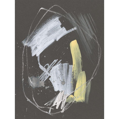 Sunny Marks I Black Modern Wood Framed Art Print by Goldberger, Jennifer