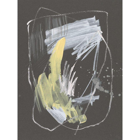 Sunny Marks II Black Modern Wood Framed Art Print by Goldberger, Jennifer