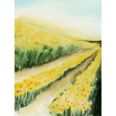 Gilded Aisles I Black Modern Wood Framed Art Print by Popp, Grace