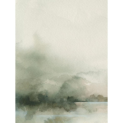 Heavy Fog I Black Modern Wood Framed Art Print by Caroline, Emma