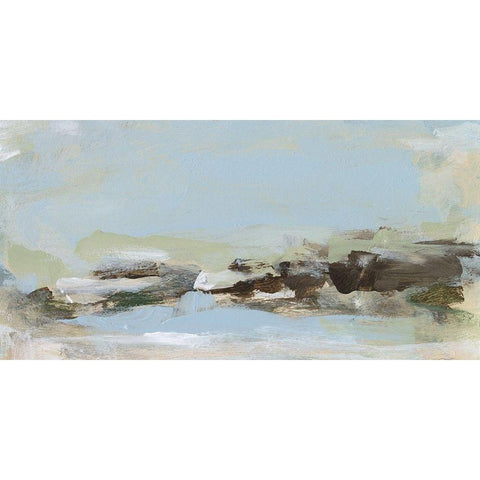Summer Dream I Black Modern Wood Framed Art Print with Double Matting by Long, Christina