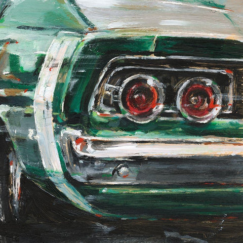 Sportscar Collection III Black Modern Wood Framed Art Print by Harper, Ethan