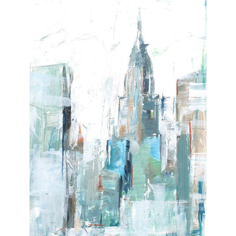 Brilliant City Study II Black Modern Wood Framed Art Print by Harper, Ethan