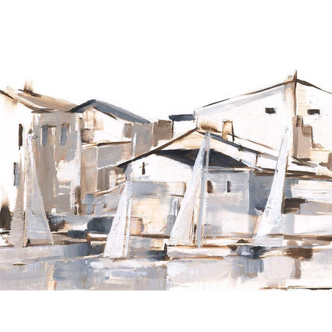 Right Conditions I White Modern Wood Framed Art Print by Harper, Ethan