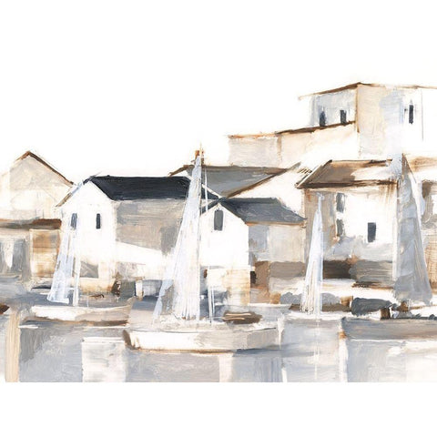 Right Conditions II White Modern Wood Framed Art Print by Harper, Ethan