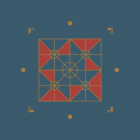 Game Boards IV White Modern Wood Framed Art Print with Double Matting by Green, Jacob