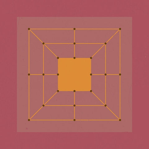 Game Boards V Black Modern Wood Framed Art Print with Double Matting by Green, Jacob