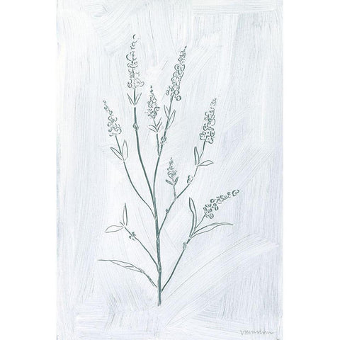 Milkweeds I Black Modern Wood Framed Art Print by Lam, Vanna