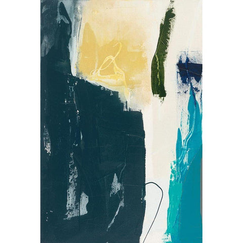 Obscure Abstract II Gold Ornate Wood Framed Art Print with Double Matting by Jasper, Sisa