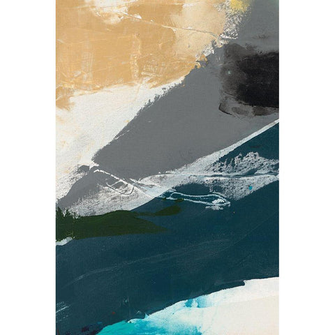 Obscure Abstract IV Black Modern Wood Framed Art Print by Jasper, Sisa