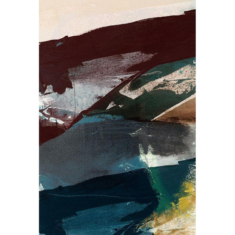 Obscure Abstract VI Black Modern Wood Framed Art Print by Jasper, Sisa