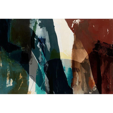 Obscure Abstract VII White Modern Wood Framed Art Print by Jasper, Sisa