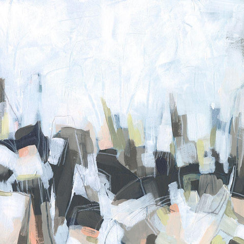 Geode Constellations I Black Modern Wood Framed Art Print by Vess, June Erica