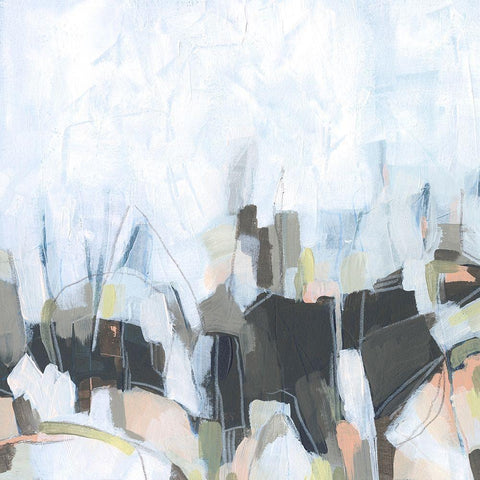 Geode Constellations II White Modern Wood Framed Art Print by Vess, June Erica