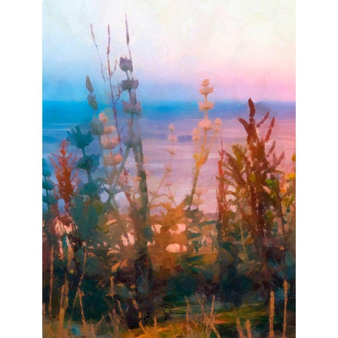 Light of Day I Black Modern Wood Framed Art Print with Double Matting by Saunders, Alonzo