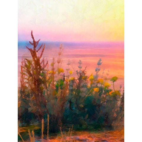 Light of Day II Black Modern Wood Framed Art Print by Saunders, Alonzo