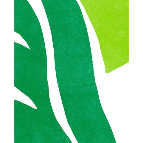 Color Cuts II Black Modern Wood Framed Art Print with Double Matting by Vess, June Erica