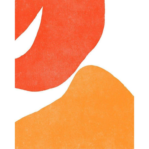 Color Cuts III Black Modern Wood Framed Art Print with Double Matting by Vess, June Erica