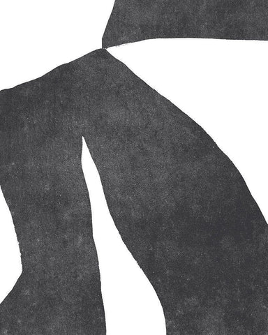 Color Cuts IV White Modern Wood Framed Art Print with Double Matting by Vess, June Erica