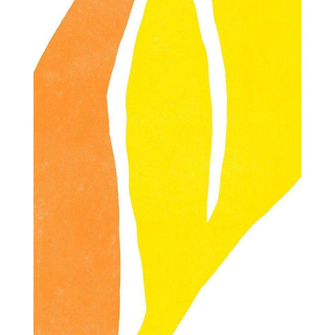 Color Cuts V White Modern Wood Framed Art Print by Vess, June Erica