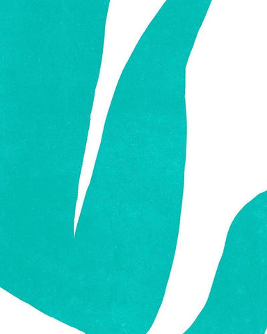 Color Cuts VII White Modern Wood Framed Art Print with Double Matting by Vess, June Erica